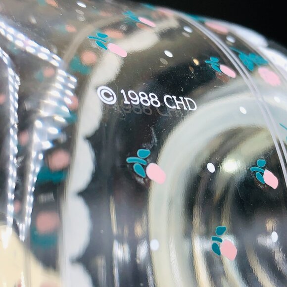 Vintage 1988 Country Kitty Cat Doll Apothecary Glass Jar and Bubble Lid - Picture 5 of 10